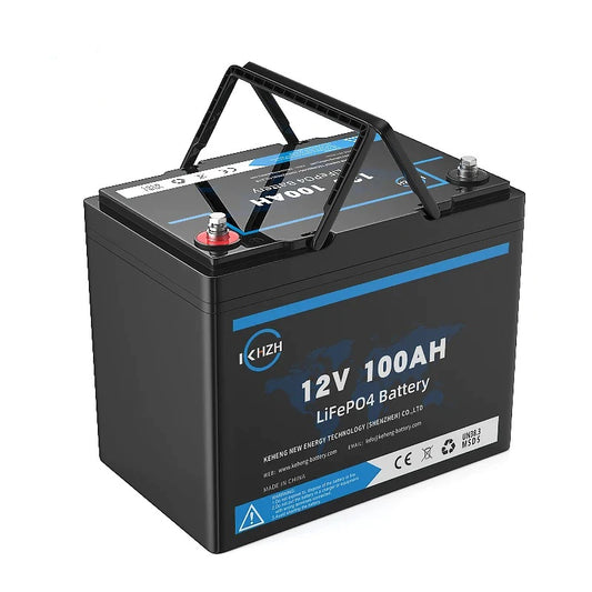 KeHeng Rechargeable 12V 100Ah Lifepo4 Bluetooth Powerwall Lithium Solar Vehicle Battery